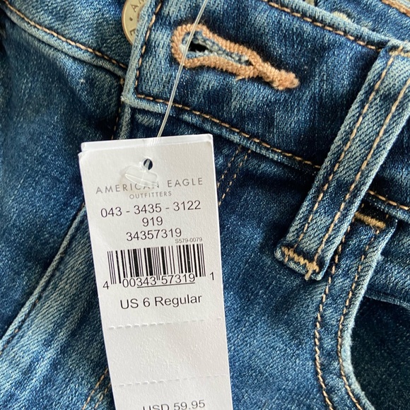 American eagle size 6 super stretch super high rise jeggings - Picture 3 of 4